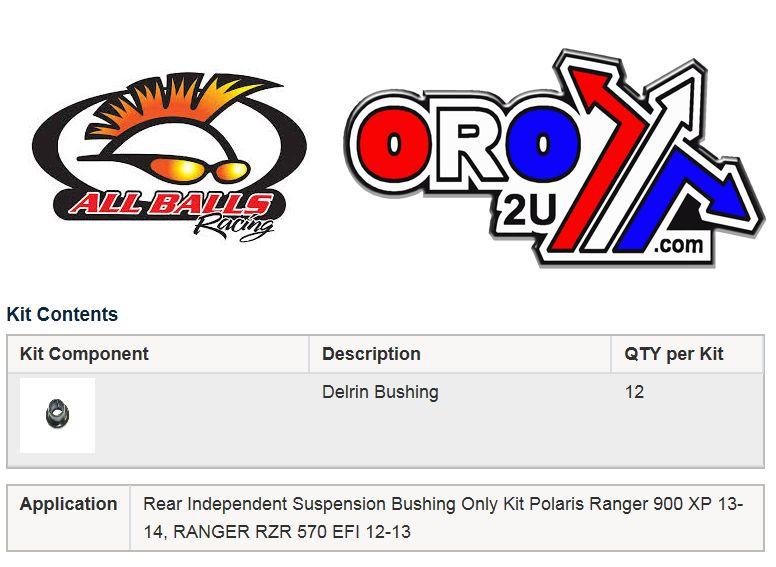 REAR INDEPENDENT SUSPENSION, ALLBALLS 50-1081 570Ranger RZR thumbnail 3