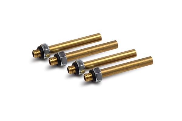6mm x P1.0mm CARBURETTOR ADAPTER SET 4 SHORT MOTION PRO 08-0168 image 1