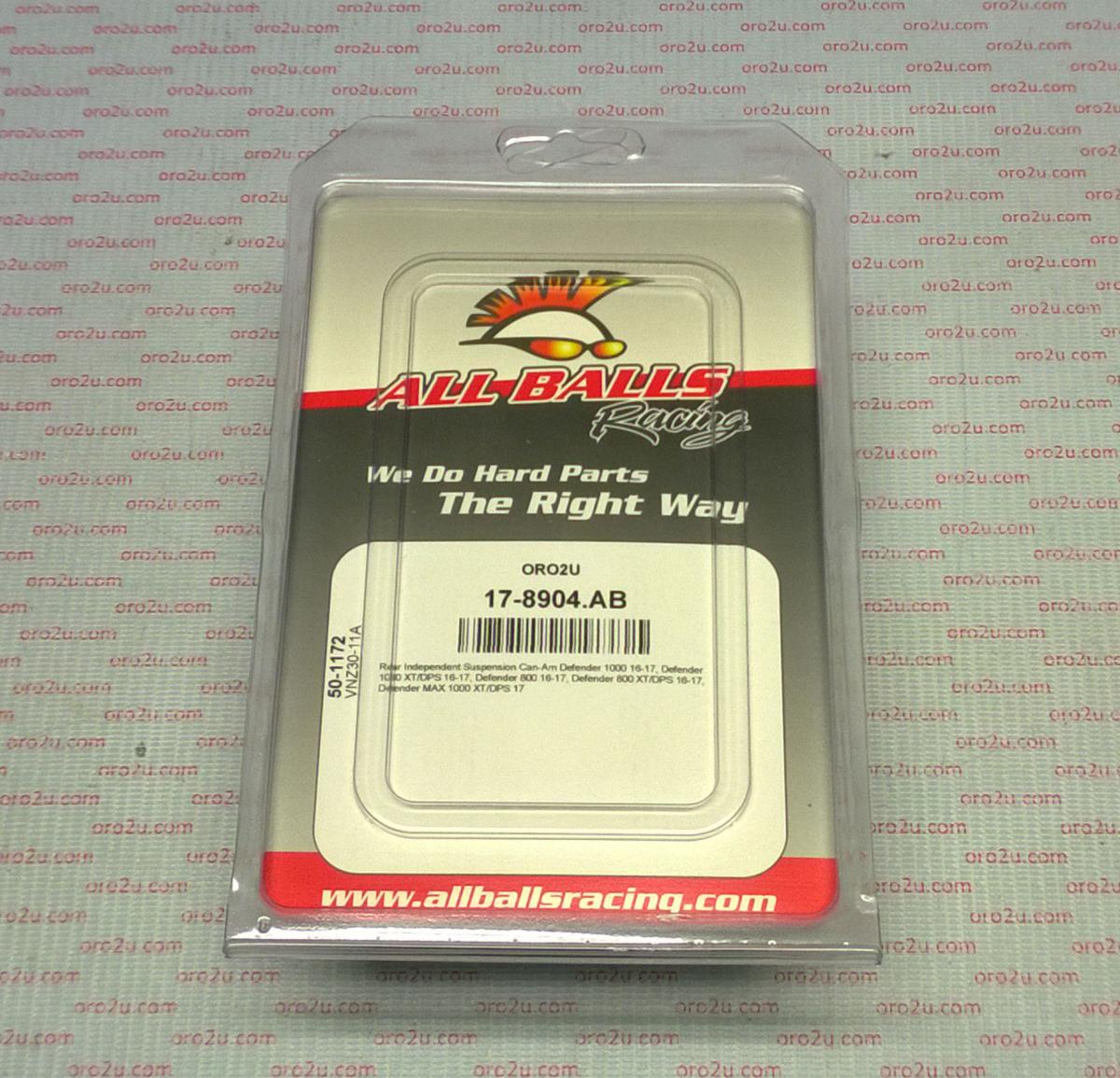 REAR INDEPENDENT SUSPENSION, ALLBALLS 50-1172 CAN-AM, 800 DEFENDER thumbnail 3