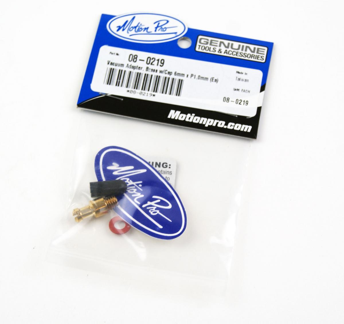VACUUM ADAPTER BRASS WITH CAP 6mm MOTION PRO 08-0219 thumbnail 2