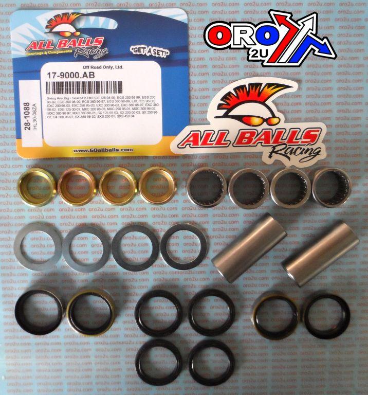 SWINGARM BEARING KIT ALLBALLS, ALLBALLS 28-1088 KTM 95-04 thumbnail 2