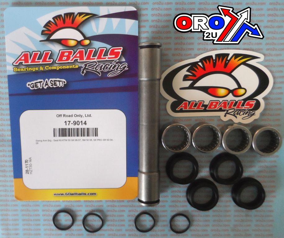 SWINGARM BEARING KIT ALLBALLS, ALLBALLS 28-1170 KTM SM/SX/SR 50 04-09 thumbnail 2