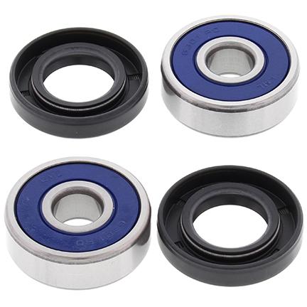 WHEEL BEARING KIT FRONT 08-13 KAWASAKI KLX140/L, ALLBALLS 25-1581 ROAD image 1