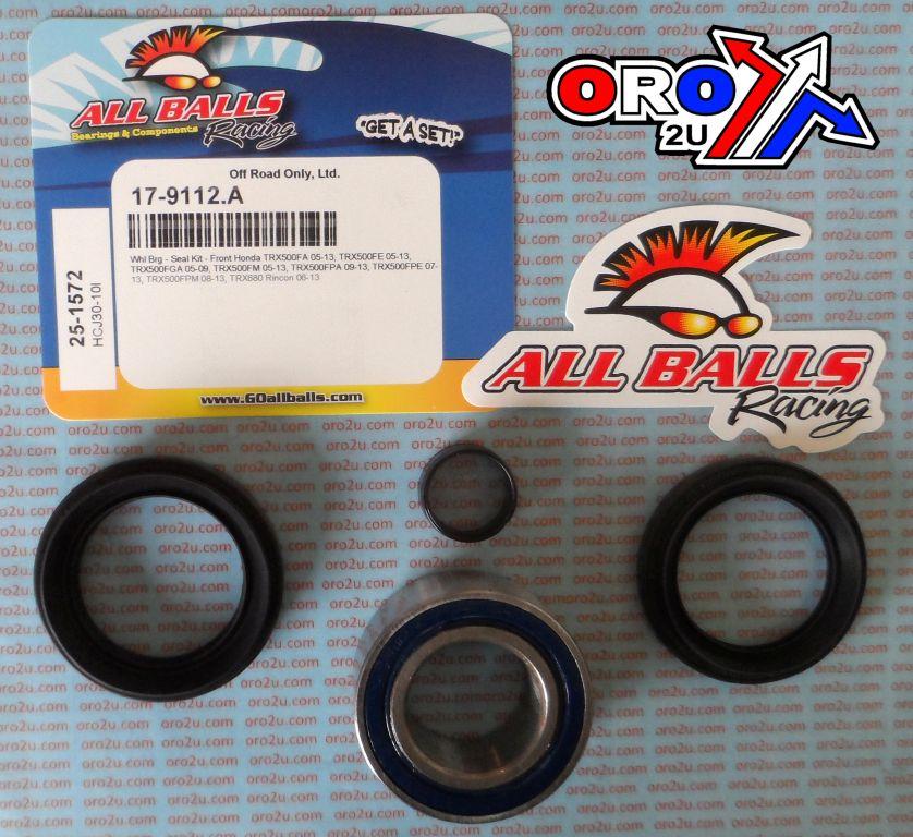 WHEEL BEARING KIT FRONT 05-22 HONDA TRX 500/680, ALLBALLS 25-1572 ATV thumbnail 2