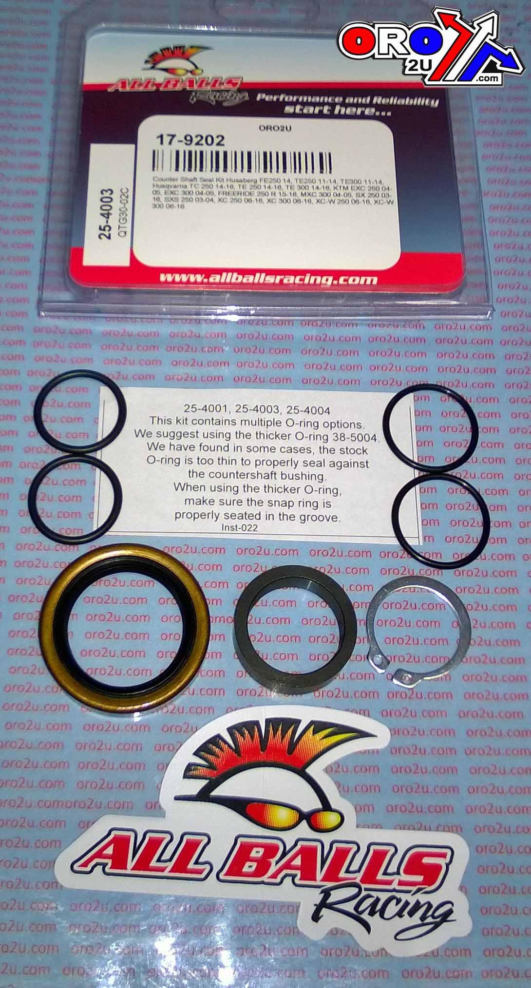 COUNTER SHAFT SEAL KIT KTM, ALLBALLS 25-4003 HUSABERG thumbnail 2