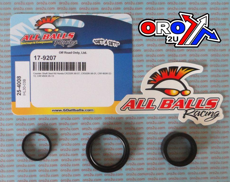 COUNTER SHAFT SEAL KIT CR CRFX, ALLBALLS 25-4008 HONDA thumbnail 2