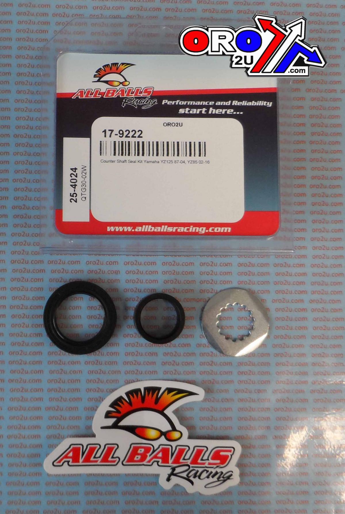 COUNTER SHAFT SEAL KIT YZ125, ALLBALLS 25-4024 YZ85 thumbnail 2
