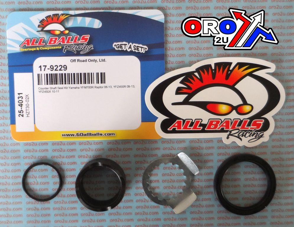 COUNTER SHAFT SEAL KIT YFZ450R, ALLBALLS 25-4031 YAMAHA YFM700 thumbnail 2