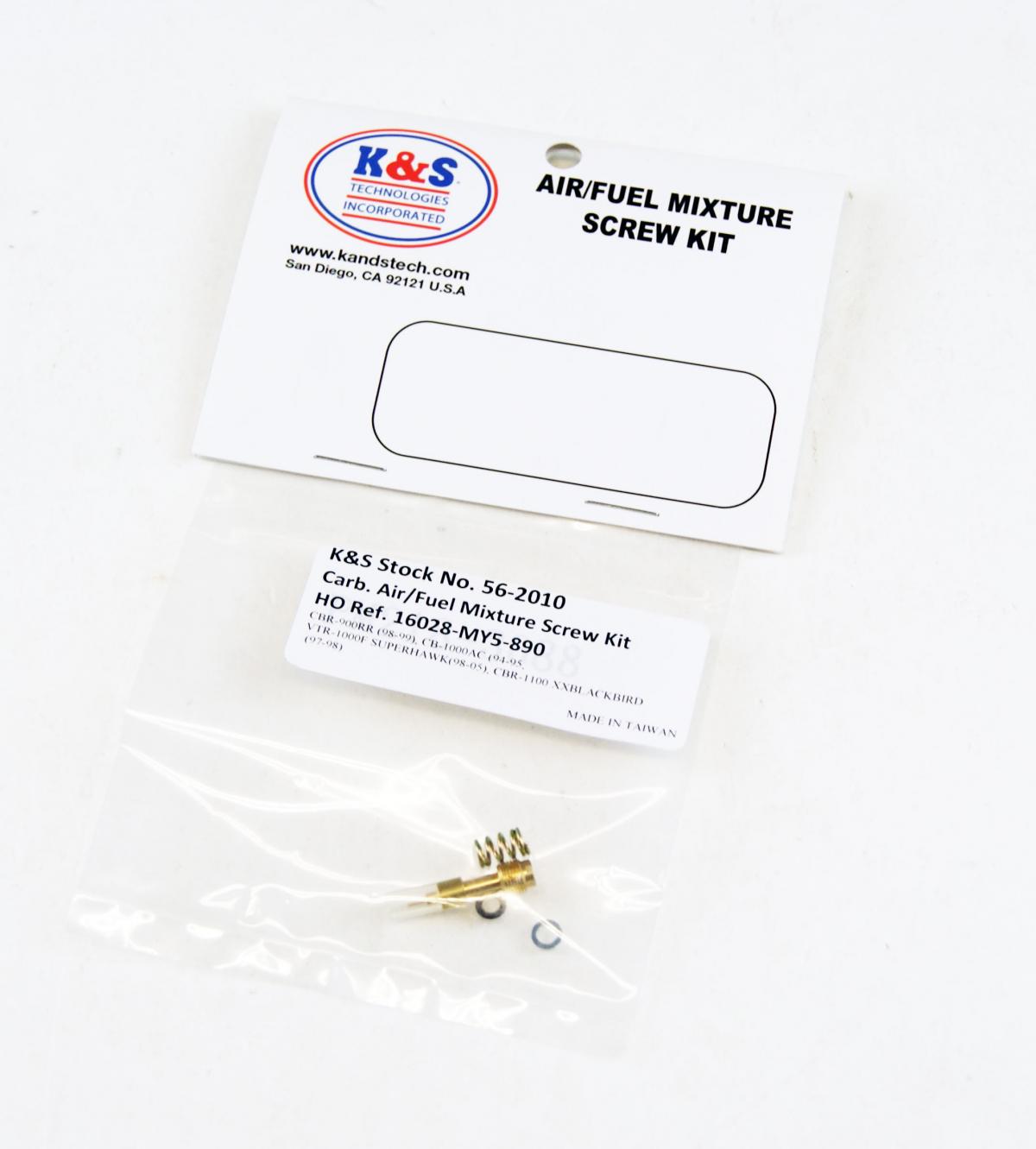AIR FUEL SCREW KIT HONDA, 16028-MY5-890, HONDA, KS 56-2010 thumbnail 3