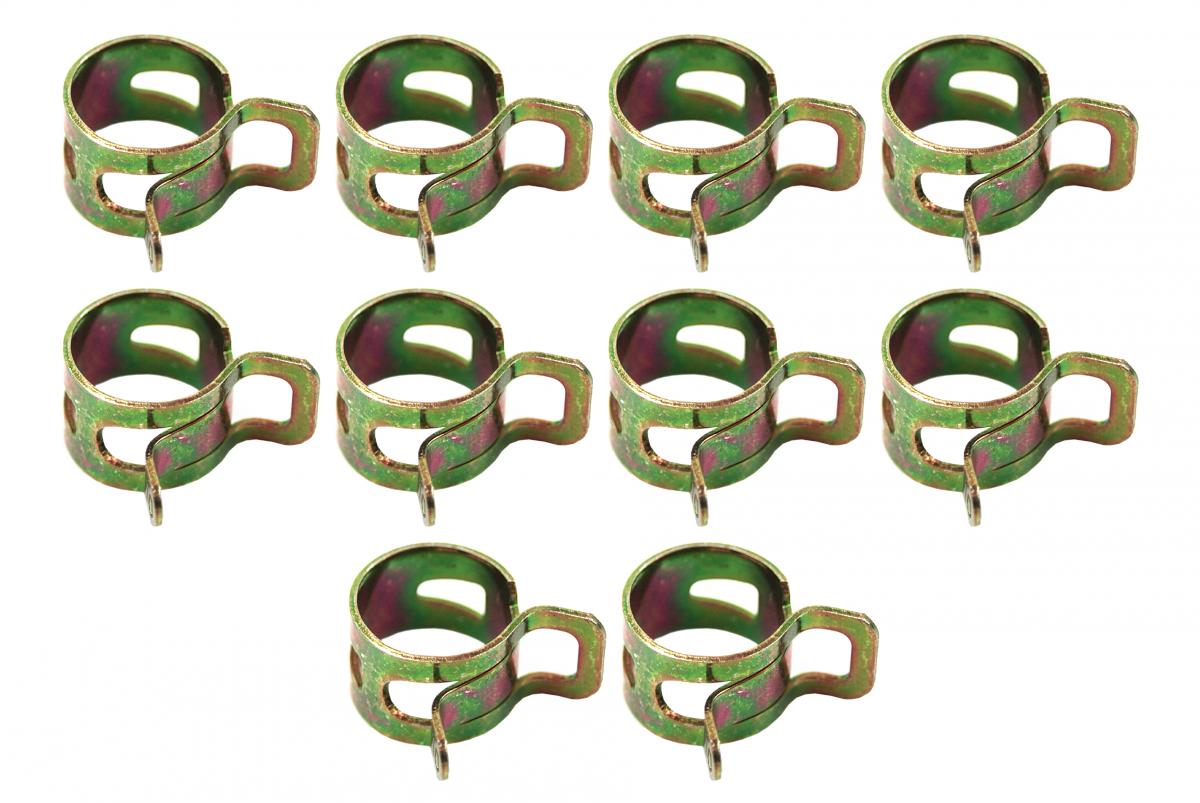 9-13mm STEEL SPRING HOSE CLIPS CLAMPS - PACK OF 10 - SM-07045 thumbnail 2