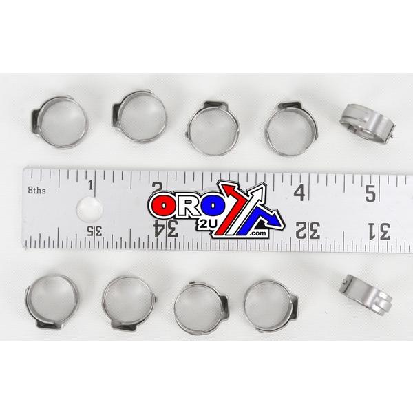 STEPLESS EAR CLAMPS 13.2-15.7mm 7mm WIDE MOTION PRO 12-0082 thumbnail 2