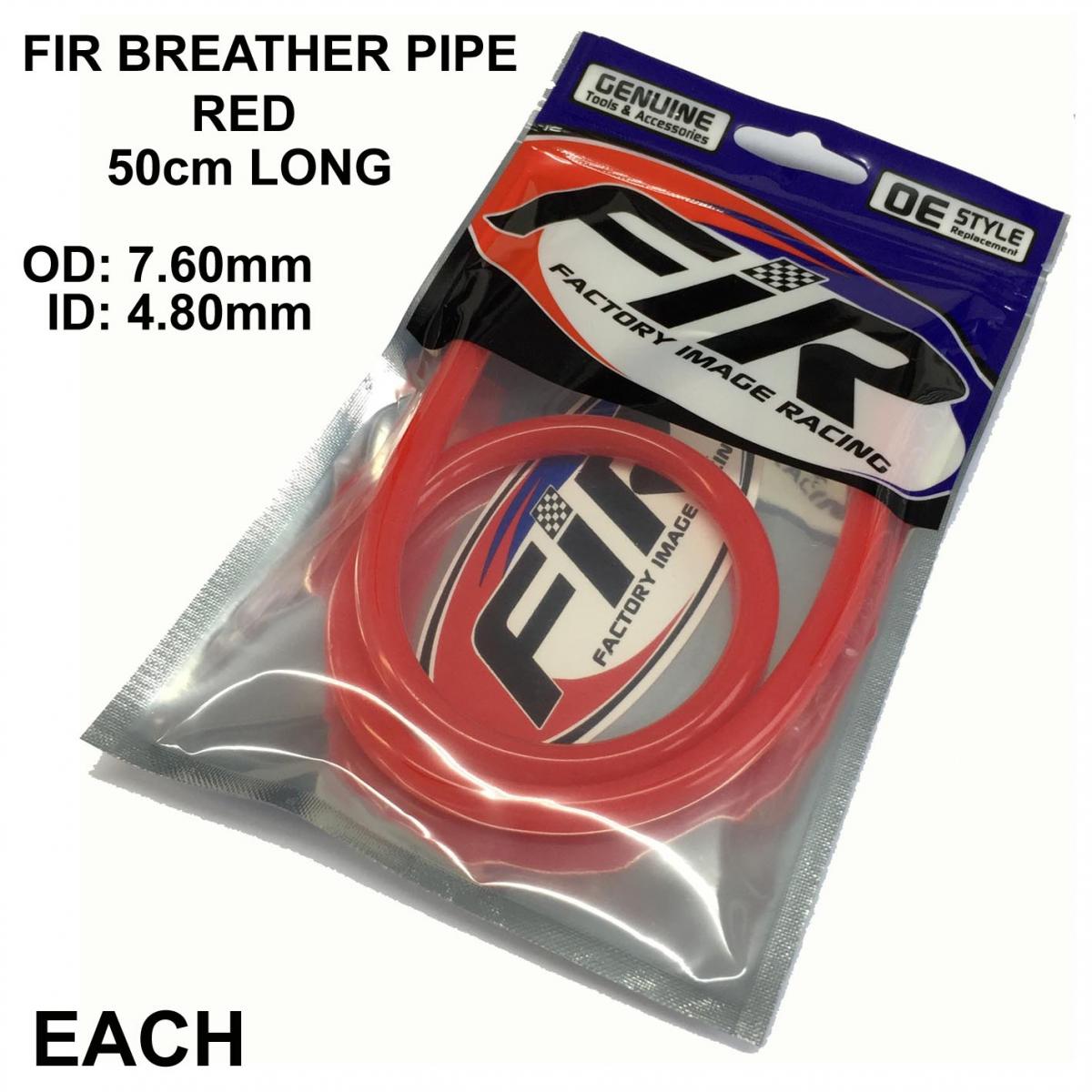 FUEL PIPE BREATHER LINE 5mm RED 50cm LENGTH thumbnail 2