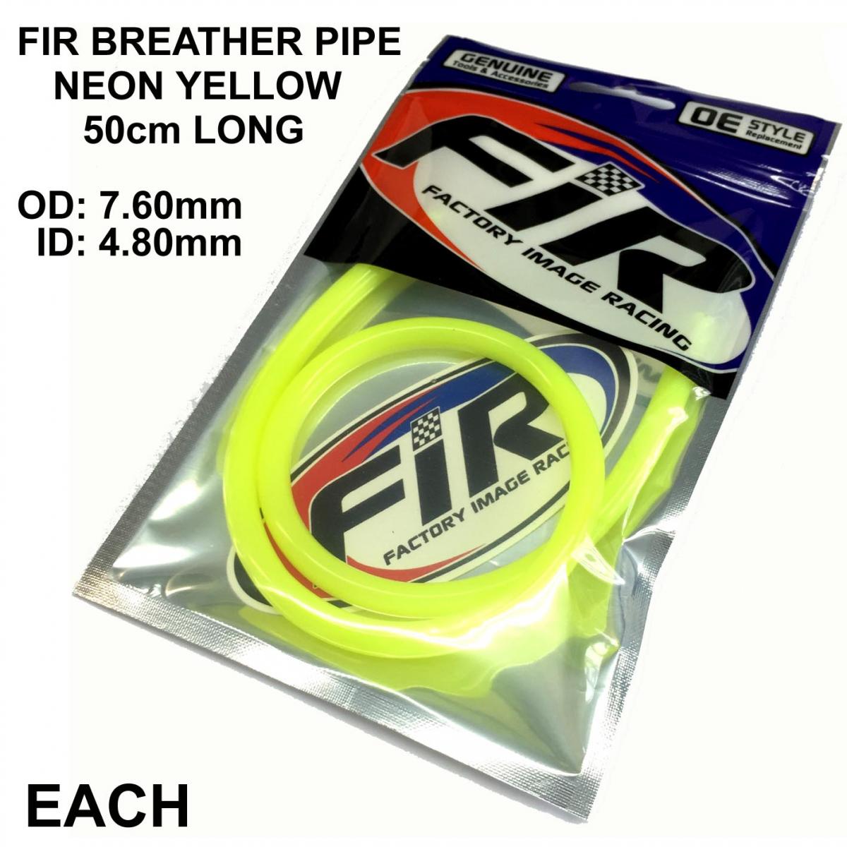 FUEL PIPE BREATHER LINE 5mm YELLOW 50cm LENGTH thumbnail 2