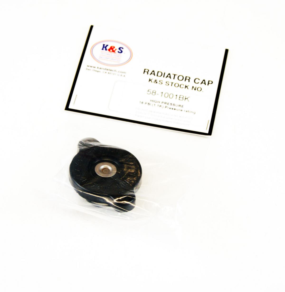 RADIATOR CAP 1:1 (16 psi) BLK 58-1001BK thumbnail 2
