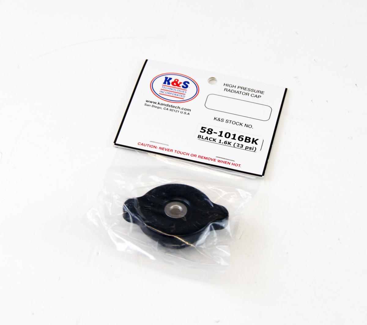 RADIATOR CAP (23 psi) BLACK 58-1016BK thumbnail 3