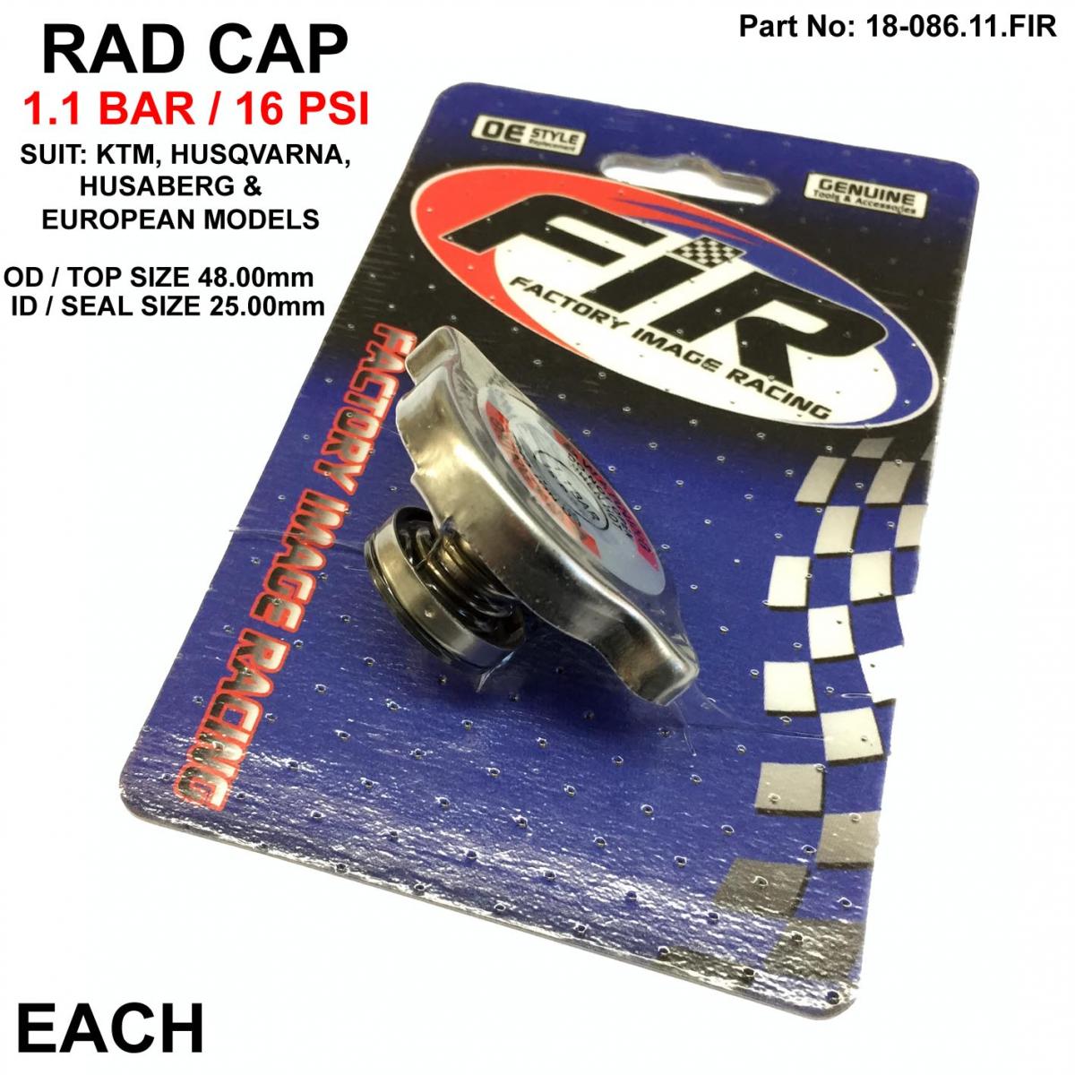 RADIATOR CAP 1.1 [16psi] KTM, XD-10063 thumbnail 4