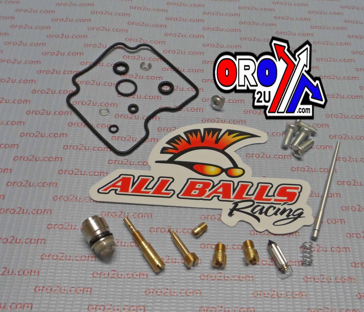 CARBURETOR REBUILD KIT 00-20 KLX400/DRZ400, ALLBALLS 26-1107 DIRT thumbnail 2