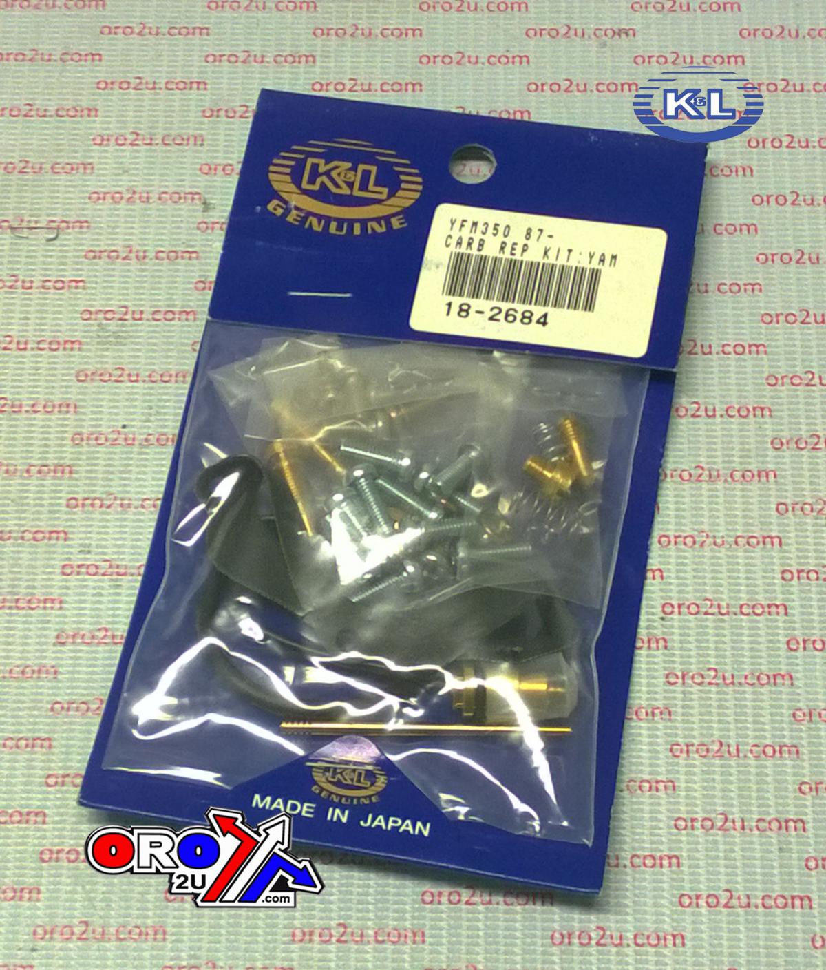 CARBURETOR REPAIR KIT YFM400, Yamaha YFM350ER ATV, KL18-2684 thumbnail 2