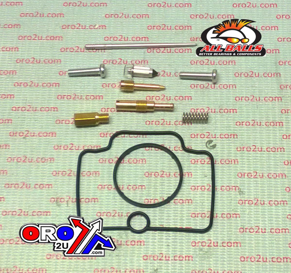 CARBURETOR REBUILD KIT 90-97 KX80/100, ALLBALLS 26-1394 DIRT thumbnail 2