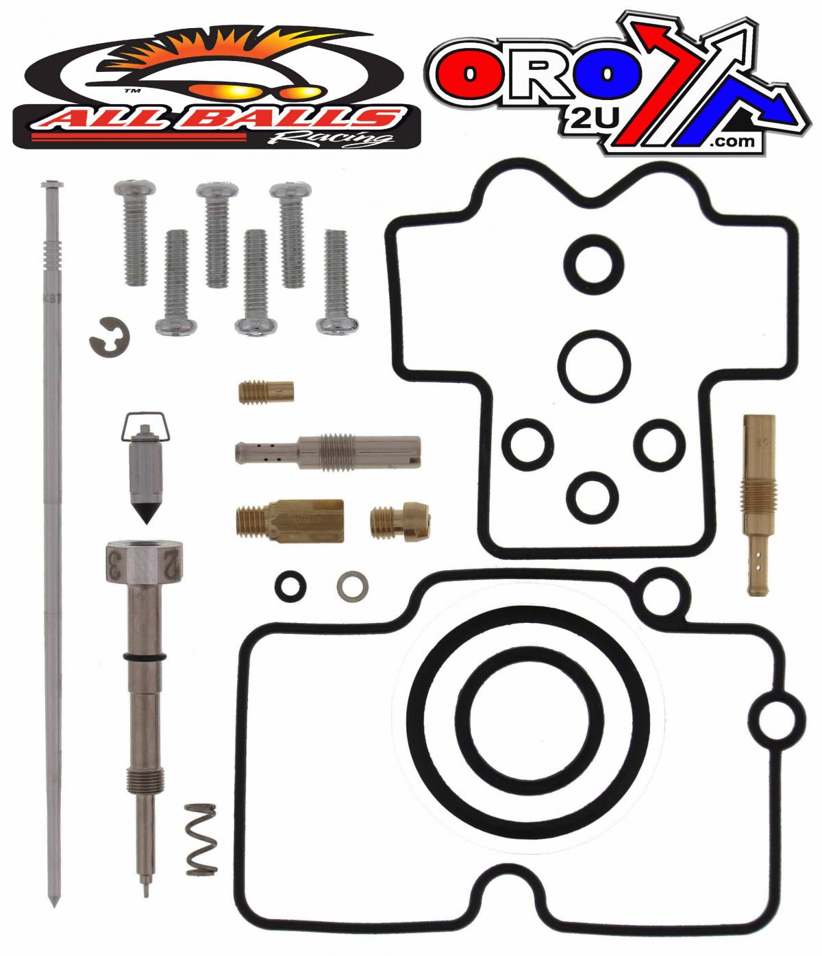 CARBURETOR REBUILD KIT 08-09 CRF150R, ALLBALLS 26-1001 DIRT thumbnail 2