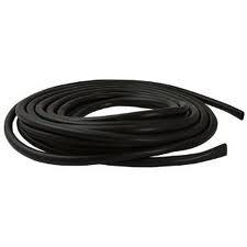 BLACK FLEXIBLE FUEL PIPE LINE HOSE - ID 8mm x OD 12mm x 5m