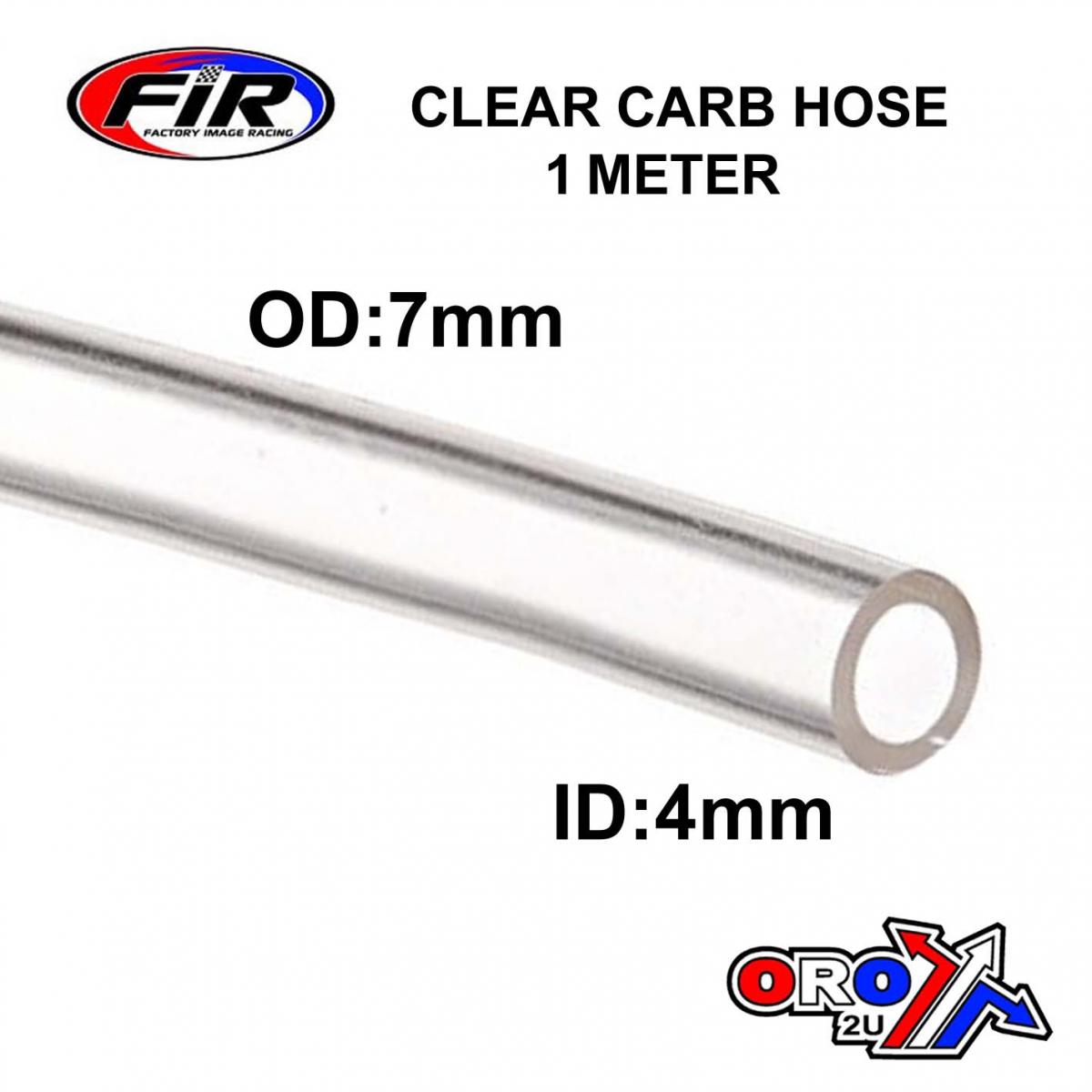 FUEL PIPE LINE 4mm CLEAR 1m LENGTH thumbnail 3