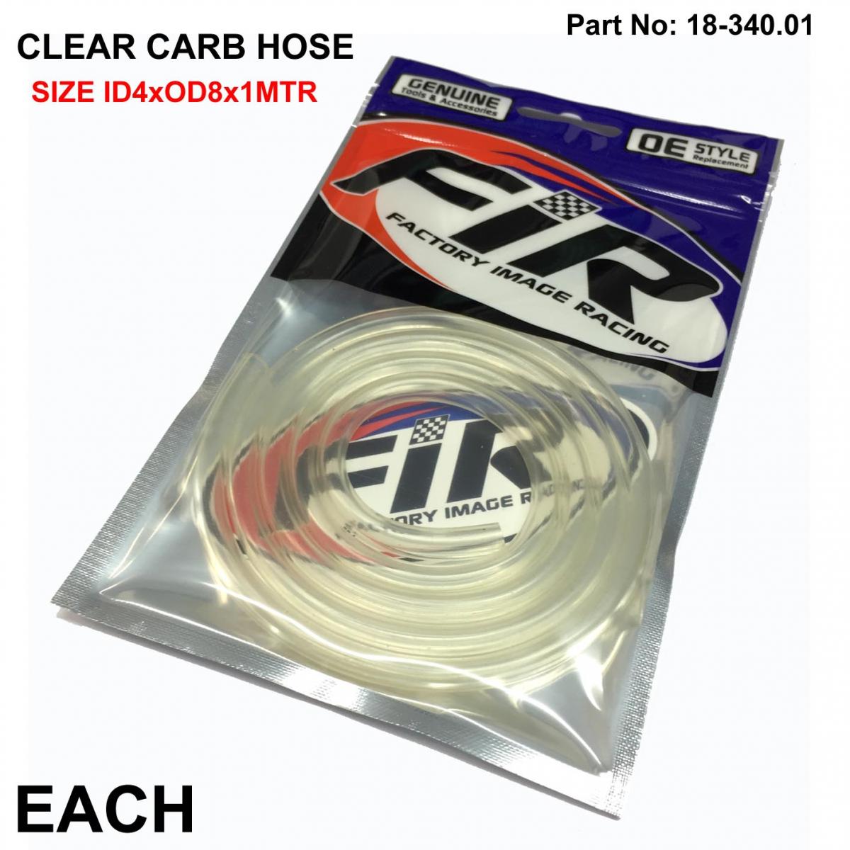 FUEL PIPE LINE 4mm CLEAR 1m LENGTH thumbnail 4