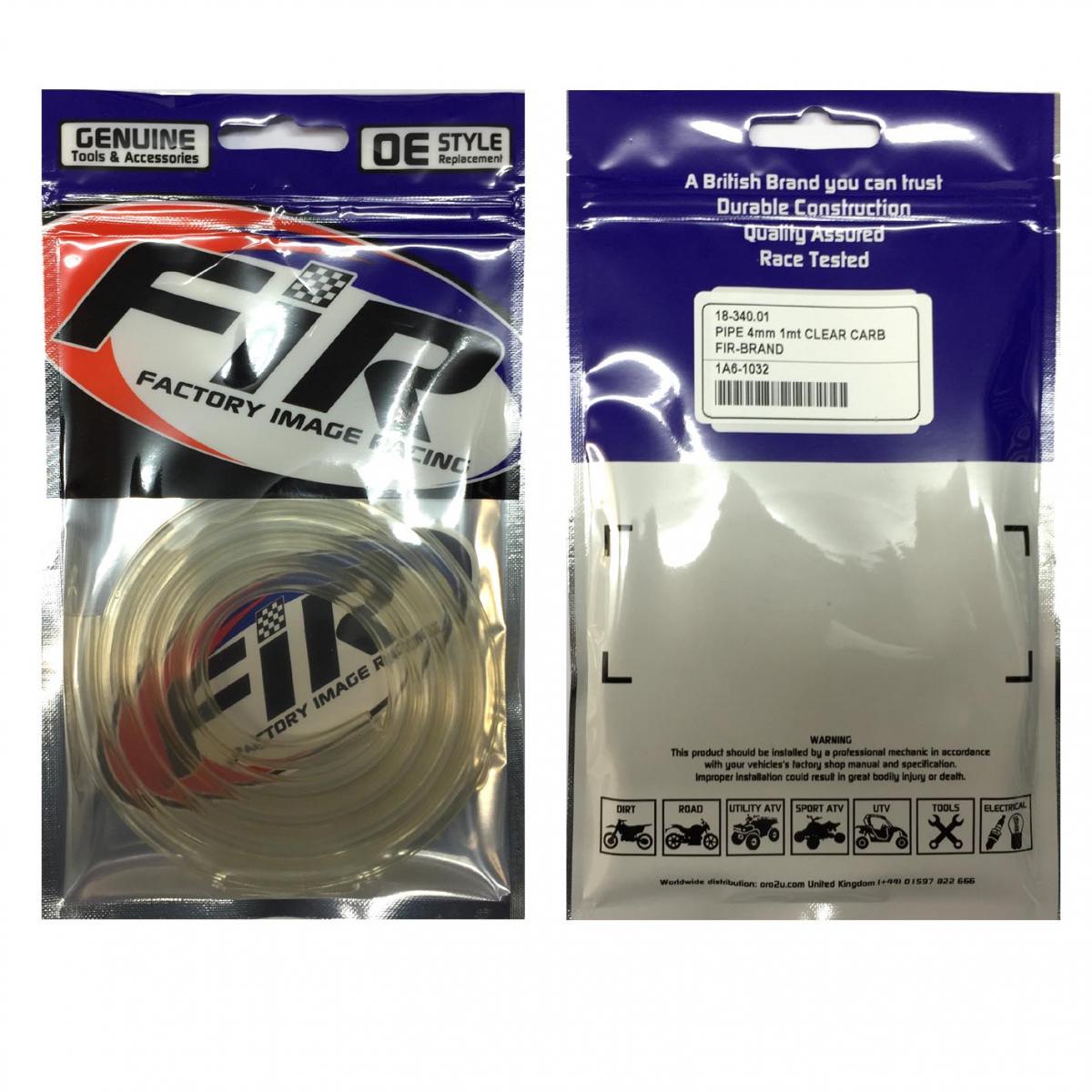 FUEL PIPE LINE 4mm CLEAR 1m LENGTH thumbnail 5