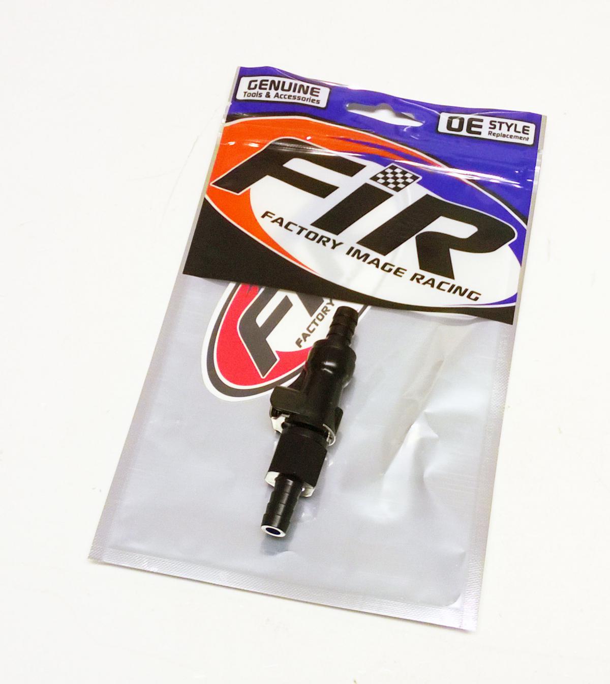 QUICK DISCONNECT COUPLER 8mm (5/16) FUEL HOSE DOUBLE VALVE SHUT-OFF thumbnail 2