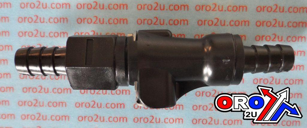 QUICK DISCONNECT COUPLER 8mm (5/16) FUEL HOSE DOUBLE VALVE SHUT-OFF thumbnail 3