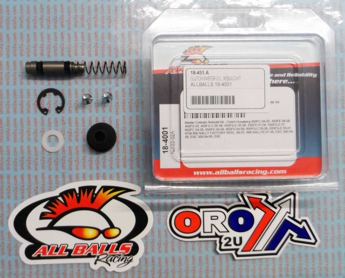 CLUTCH MASTER CYL REBUILD KIT ALLBALLS, ALLBALLS 18-4001 KTM EXC/MXC/SX/XC- HUSABERG 01-08 thumbnail 2