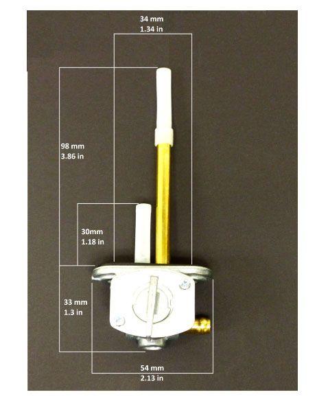 FUEL PETCOCK TAP YFZ WRF TTR, 2GU-24500-00-00, KS57-4001 thumbnail 2