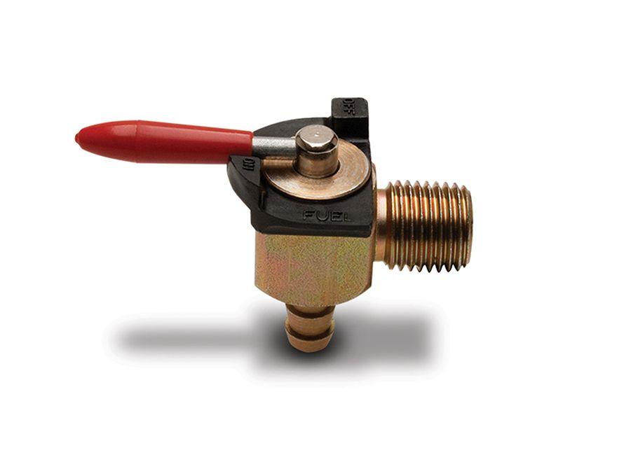 FUEL TAP INLINE 6mm 90° BEND SCREW END 12-0085