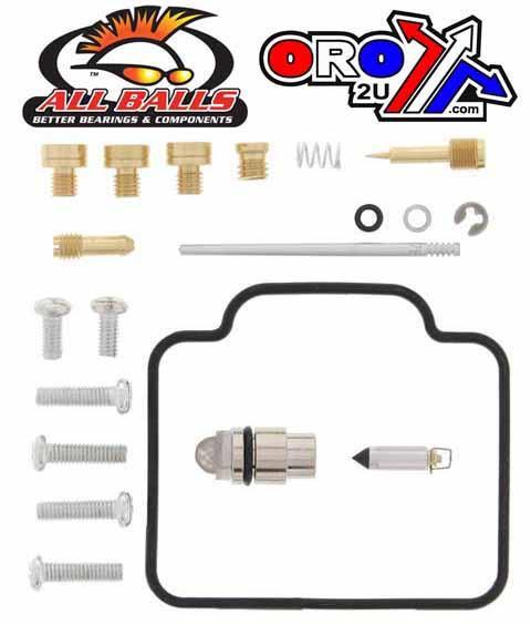 CARBURETOR REBUILD KIT 96-99 POLARIS 500, ALLBALLS 26-1016 ATV thumbnail 2