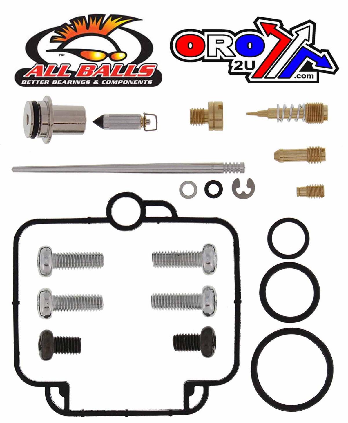 CARBURETOR REBUILD KIT 98-08 POLARIS SCRAMBLER 500, ALLBALLS 26-1020 ATV thumbnail 2