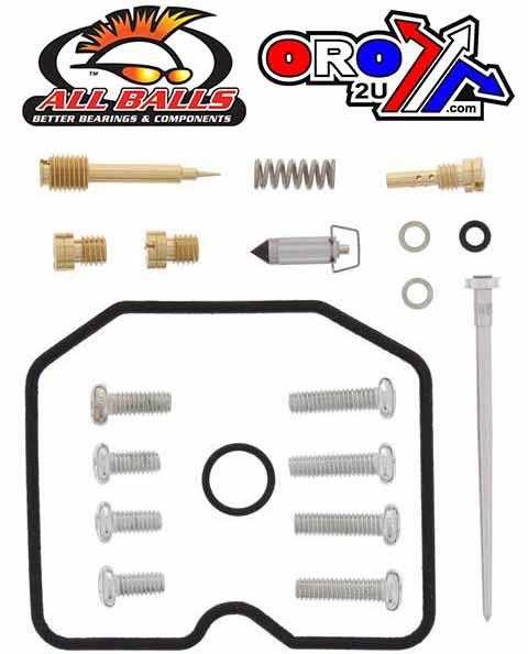 CARBURETOR REBUILD KIT 01-05 ARCTIC 300, ALLBALLS 26-1076 ATV thumbnail 2