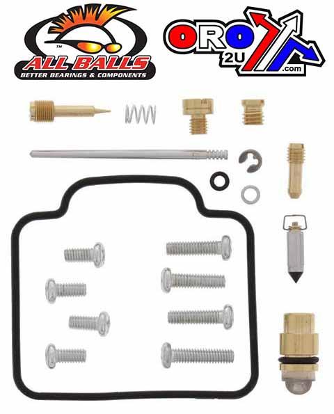 CARBURETOR REBUILD KIT 98-02 SUZ LT-F500, ALLBALLS 26-1086 ATV thumbnail 2
