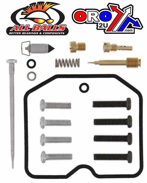 CARBURETOR REBUILD KIT 08-18 KAW KL650, ALLBALLS 26-1100 DIRT thumbnail 2