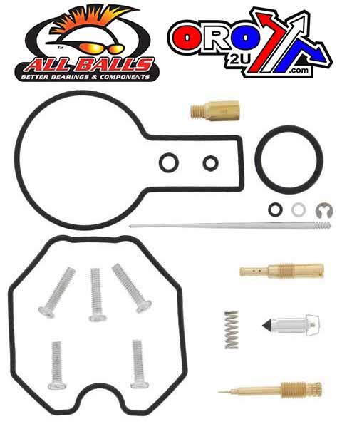 CARBURETOR REBUILD KIT 98-04 HON XR400R, ALLBALLS 26-1160 DIRT thumbnail 2