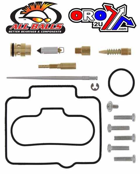 CARBURETOR REBUILD KIT 2002 HON CR250R, ALLBALLS 26-1165 DIRT thumbnail 2