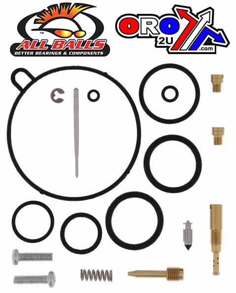 CARBURETOR REBUILD KIT 97-05 HON XR70R/CRF70F, ALLBALLS 26-1203 DIRT thumbnail 2