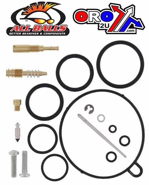 CARBURETOR REBUILD KIT 99-05 HON TRX90, ALLBALLS 26-1208 ATV thumbnail 2