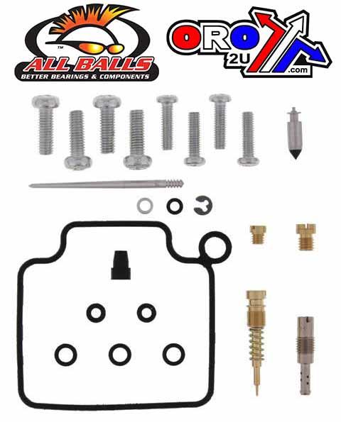 CARBURETOR REBUILD KIT 04-06 HON TRX350, ALLBALLS 26-1209 ATV thumbnail 2