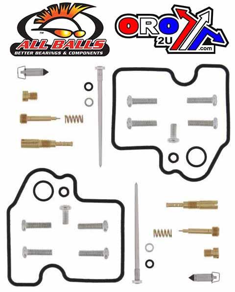 CARBURETOR REBUILD KIT 02-13 KAW KVF650, ALLBALLS 26-1219 ATV thumbnail 2