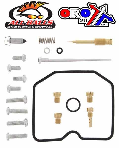 CARBURETOR REBUILD KIT 03-13 KAW KVF360, ALLBALLS 26-1223 ATV thumbnail 2
