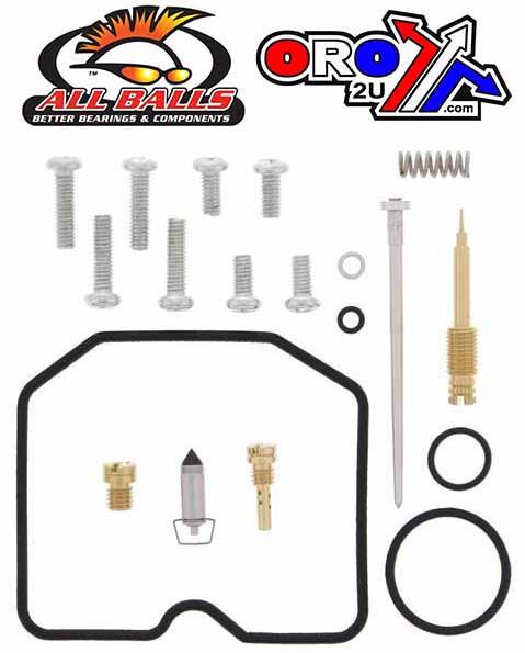 CARBURETOR REBUILD KIT 99-02 KAW KVF300, ALLBALLS 26-1224 ATV thumbnail 2