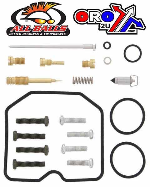 CARBURETOR REBUILD KIT 92-95 KAW KLF300, ALLBALLS 26-1228 ATV thumbnail 2