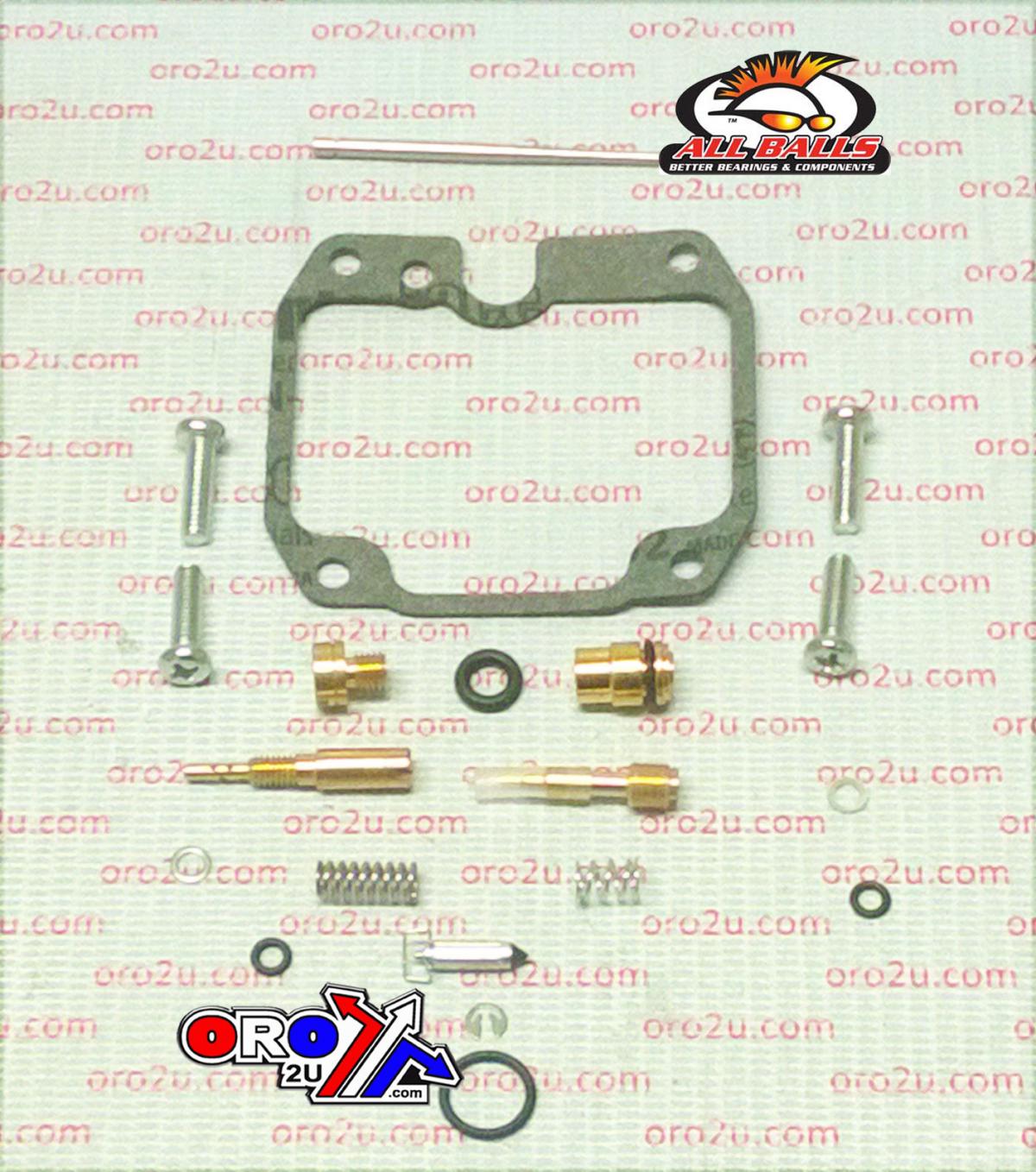 CARBURETOR REBUILD KIT 03-06 KAW KLF250, ALLBALLS 26-1243 ATV thumbnail 2