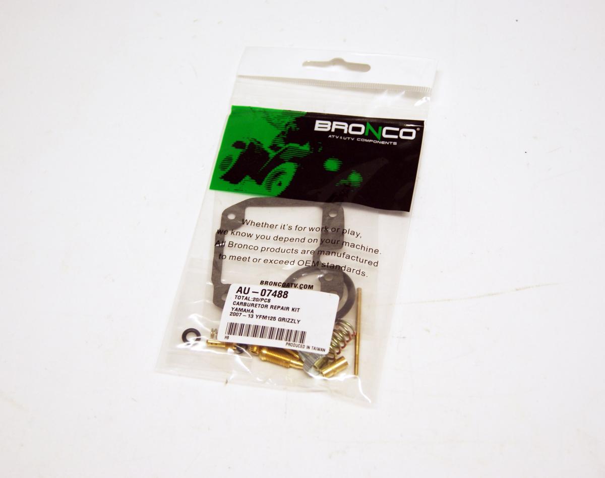 CARBURETOR REBUILD KIT YFM 125, BRONCO AU-07488 Grizzly ATV thumbnail 2