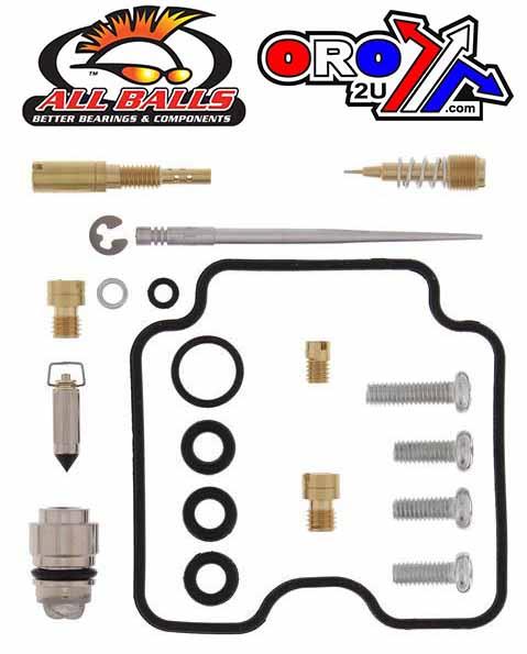 CARBURETOR REBUILD KIT 05-06 YAM YFM250, ALLBALLS 26-1254 ATV thumbnail 2